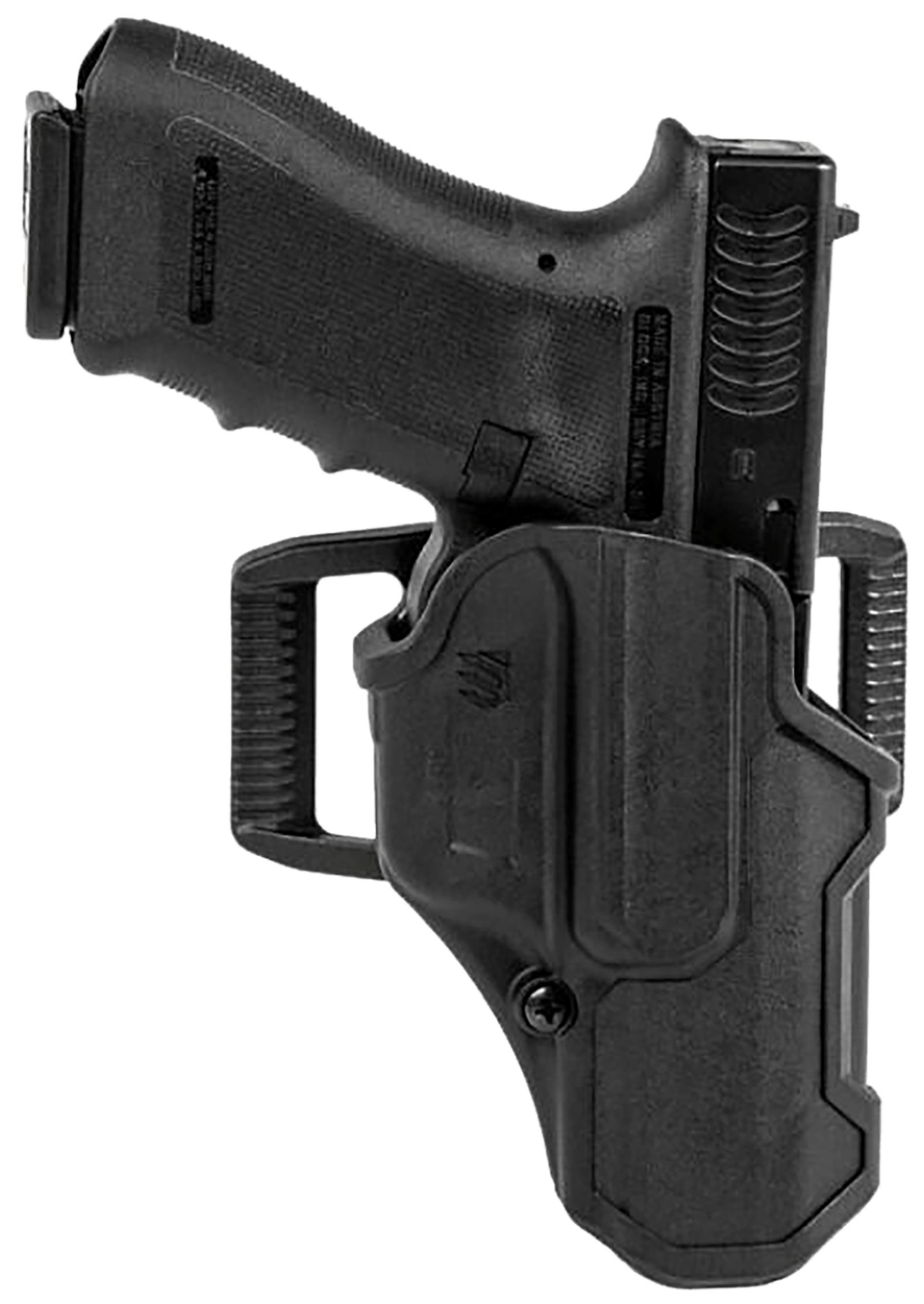 Blackhawk 410703BKR T-Series L2C Non-Light Bearing OWB Black Polymer Belt Slide Fits Colt 1911 w/wo Rail Right Hand