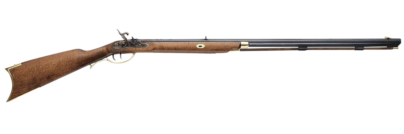 Traditions R26128101 Crockett Muzzleloader 32 Cal Percussion 32" Blued Hardwood
