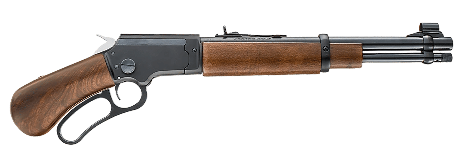 Chiappa Firearms 920440 LA322 TD Bootleg 22 LR 9+1 12" Black Barrel, Black Anodized Aluminum Frame, Fixed  Wood Grip