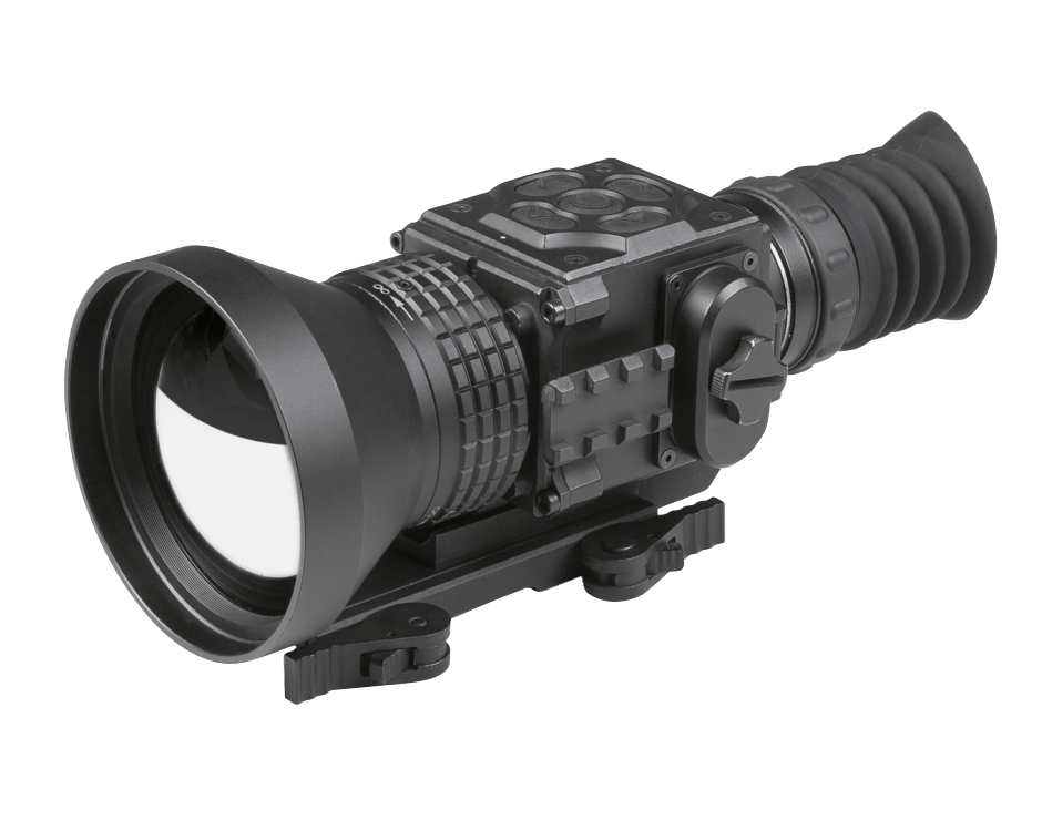 AGM Global Vision 3083455008SE71 Secutor T75-384 Thermal Rifle Scope Black 3.6x 75mm Multi Reticle 384x288, 50Hz Resolution Zoom Digital 1x/2x/4x/PIP Features Rangefinder