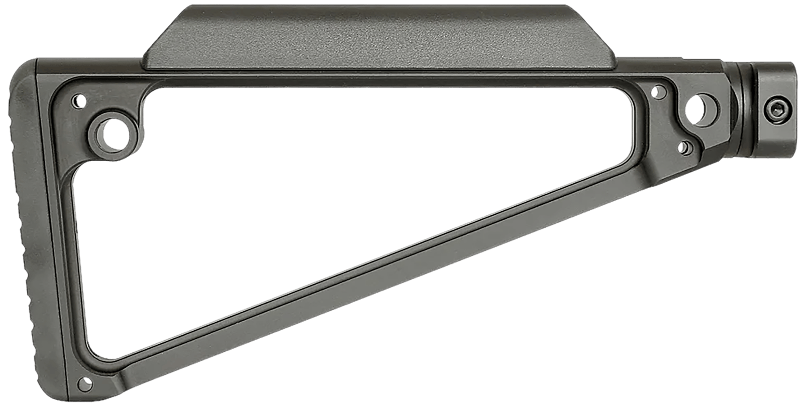 Midwest Industries MITRIF Triangle Fixed Stock Black 6061 Aluminum