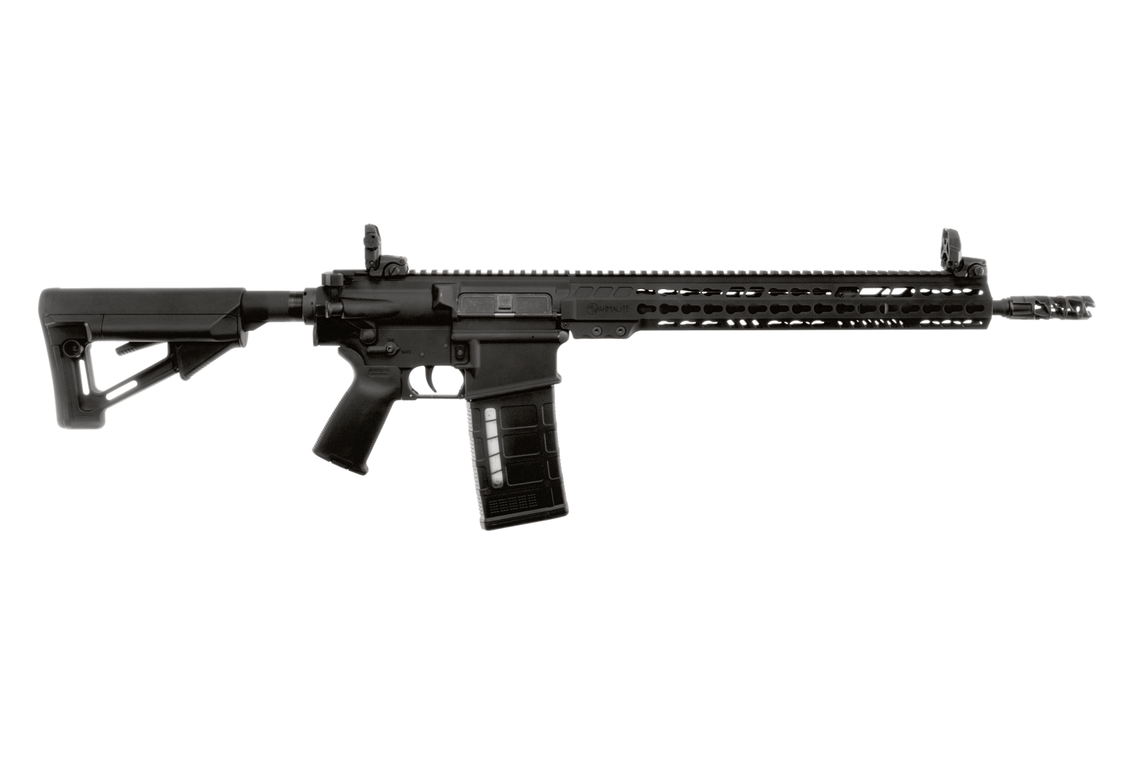 ArmaLite AR10TAC16 AR-10 Tactical 308 Win  25+1 16" Barrel, Black, Magpul STR Collapsible Stock, Magpul MBUS Front & Rear Sights, Flash Suppressor, Optics Ready