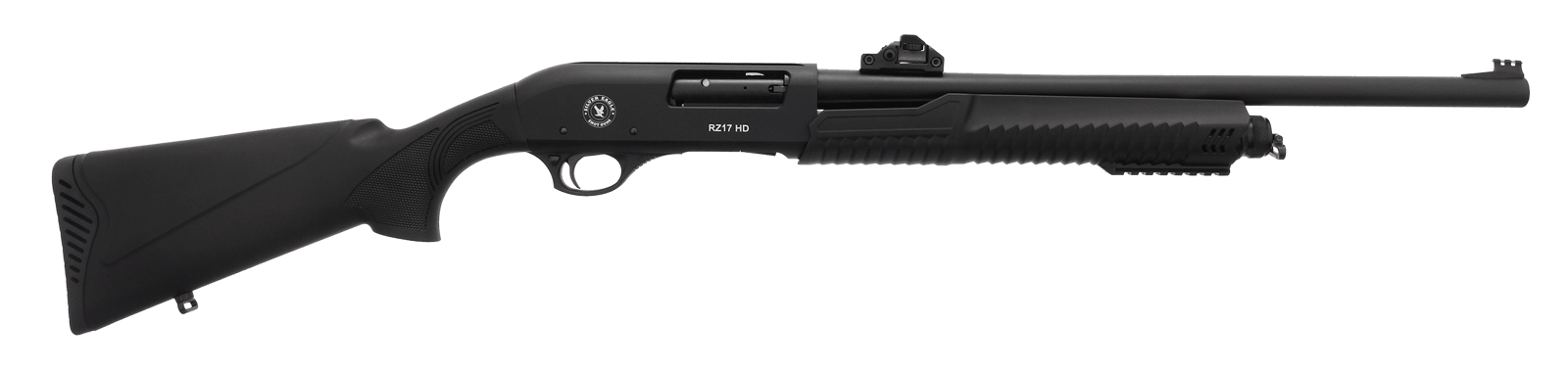 Silver Eagle Arms RZ17HD RZ17 Home Defense 12 Gauge Pump 3" 4+1 18.50" Chrome Lined Steel Black Vent Rib Barrel, MobilChoke, Black Steel Receiver, Fixed Black Synthetic Stock