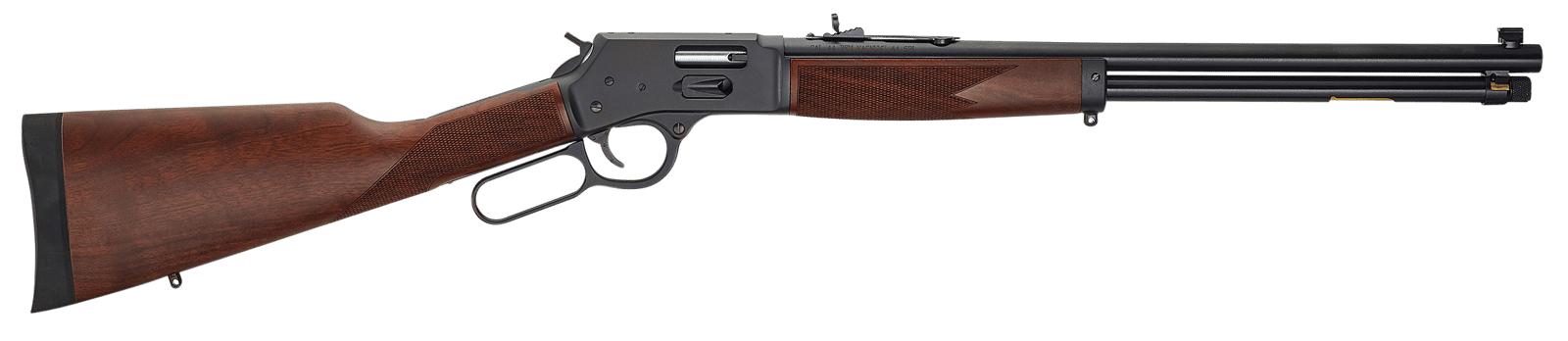 Henry H012G Big Boy Side Gate Full Size 44 Mag 10+1 20" Blued Steel Barrel, Blued Steel Receiver, American Walnut Stock Right Hand