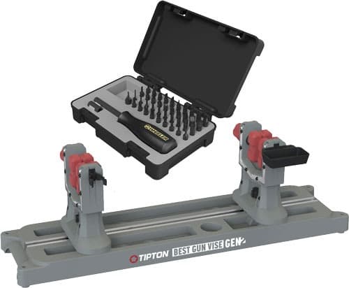 TIPTON BEST GUN VISE GEN 2 & WHEELER 43PC GUNSMITH SET**