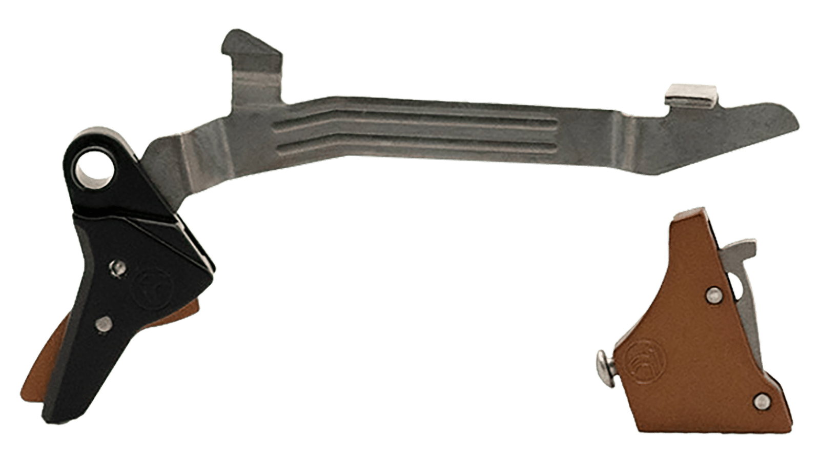 Timney Triggers ALPHAGLOCK34BRNZE Alpha Competition 9mm Luger/40 S&W, Bronze Straight Trigger Compatible w/Most Glock Gen3-4