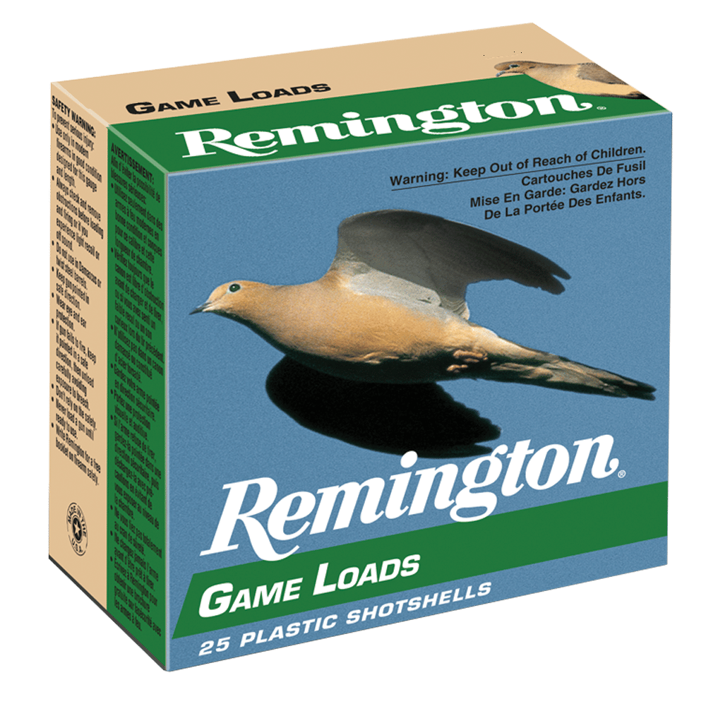 Remington Ammunition 20042 Game Load  20Gauge 2.75" 7/8oz 7.5Shot 25 Per Box/10 Case