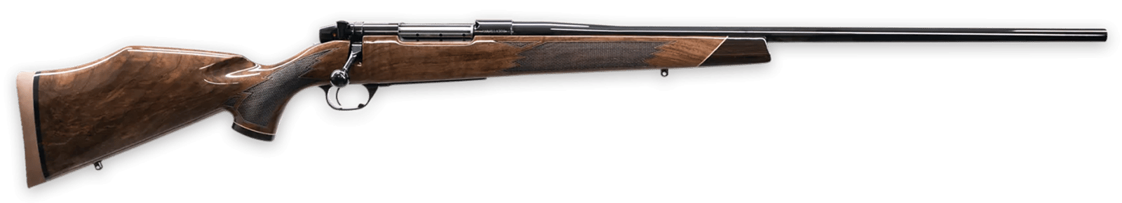 Weatherby MDX01N25CMR2O Mark V Deluxe 25 Creedmoor 4+1 22" High Gloss Non-Threaded Barrel, High Gloss Blued Steel Drilled & Tapped Receiver, Gloss Walnut Fixed Stock, Right Hand