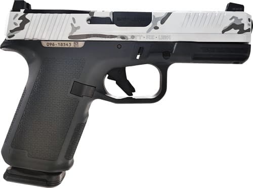 RUGER RXM 9MM LUGER 4" ADJ 15-SHOT WHITE CAMO SLIDE