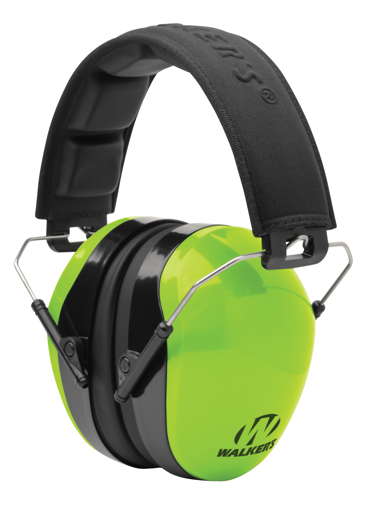 Walker's GWPDCPMHVG Advanced Protection Passive Muff 26 dB Over the Head Lime Green/Black Polymer