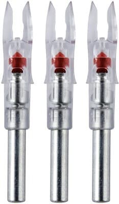 NOCKTURNAL LIGHTED NOCK S-SERIES RED 3/PACK
