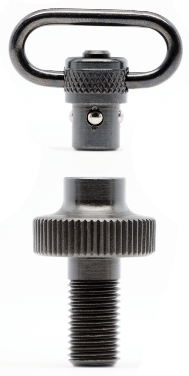 GrovTec US Inc GTSW308 Mag Cap  Shotgun 1" Push Button Black Oxide Mossberg 500 12 Gauge Steel