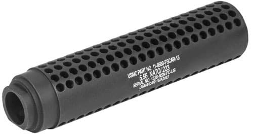 GUNTEC AR15 FAKE SUPPRESSOR SOCOM STYLE 1/2X28 TPI BLACK