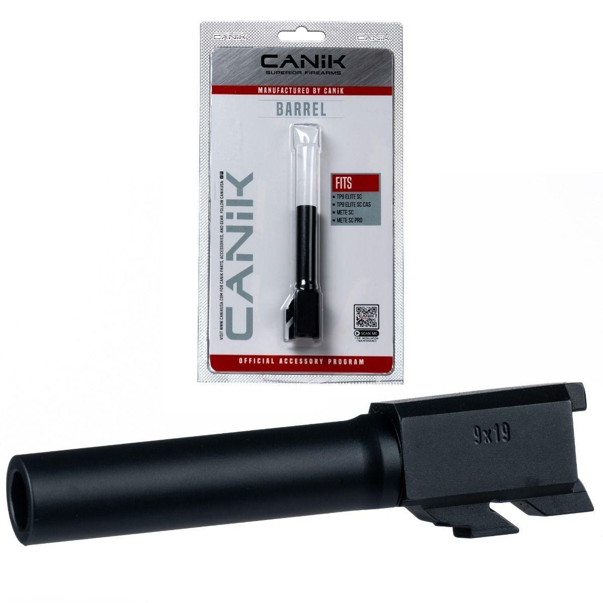Canik Steel Drop in Barrel for Select 9mm Canik Pistols Sub Compact Black