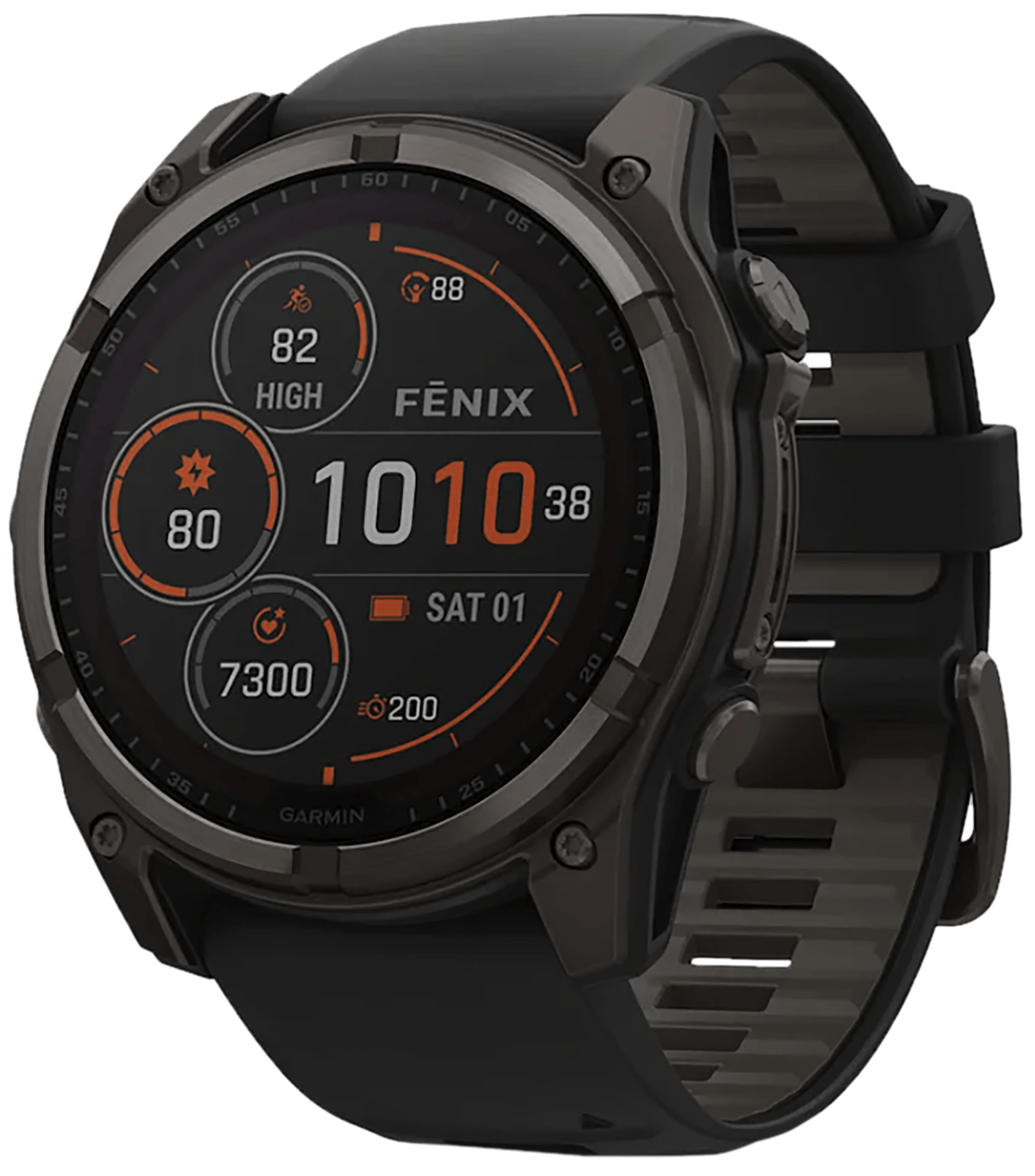 GAR 010-02907-10    FENIX8 51MM SOLAR  GRY/GRY