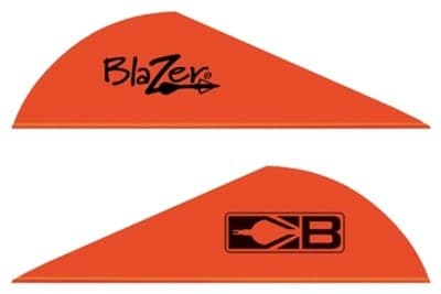 BOHNING BLAZER VANES 2" SOLID NEON RED 36PK