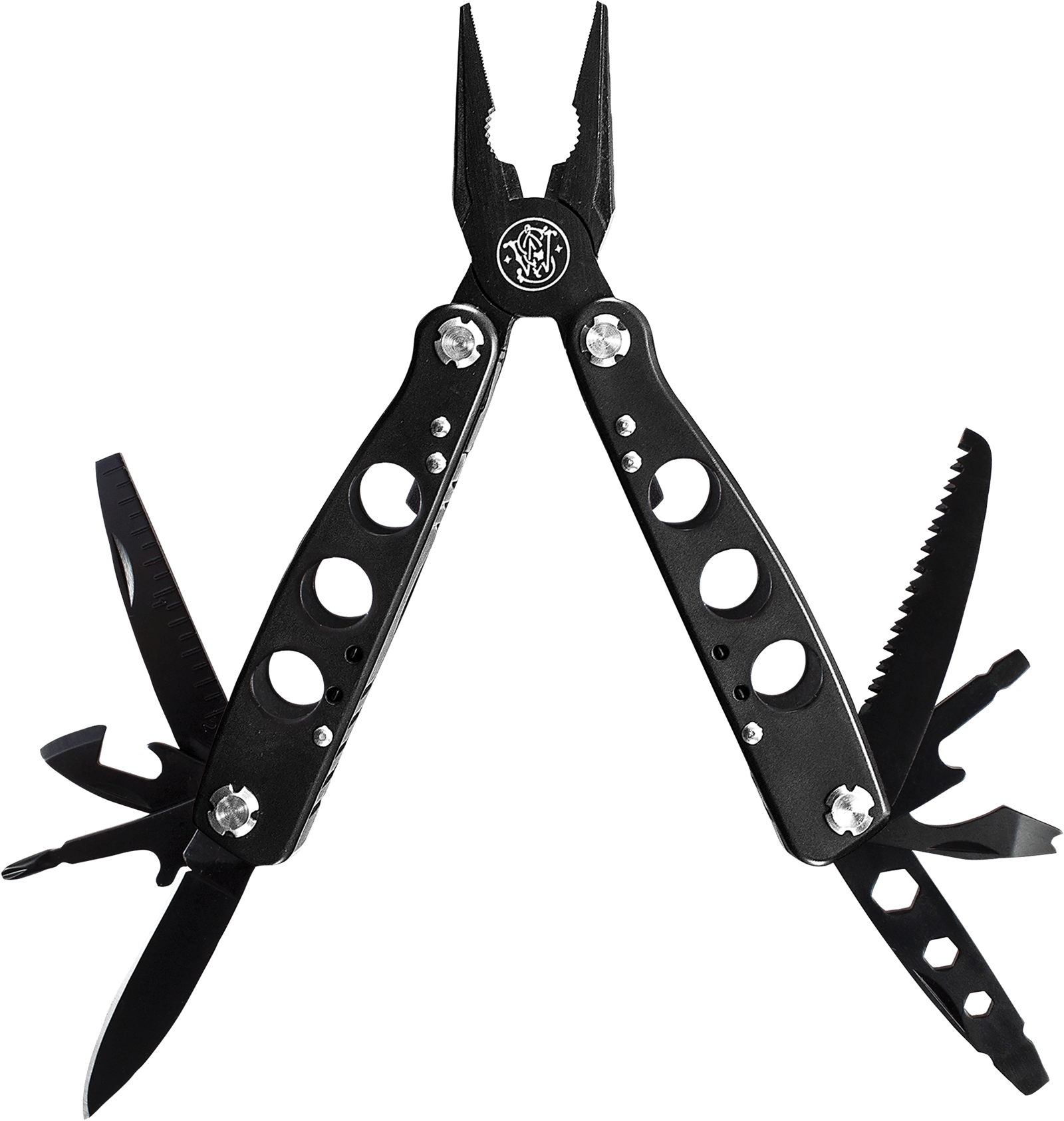 Smith & Wesson Knives SWMT1CP Multi-Tool  Black 6.50" Long Includes Case