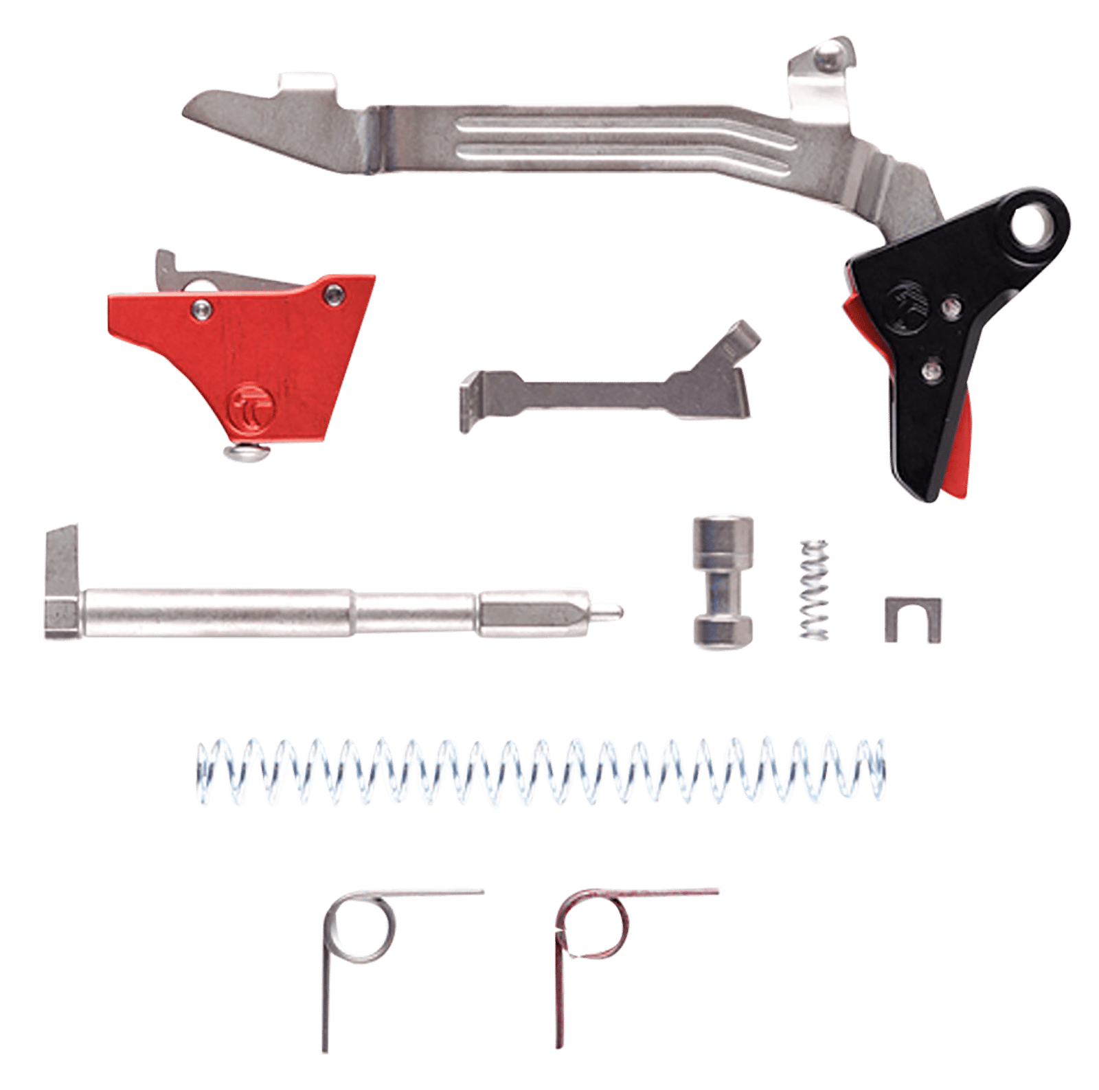 Timney Triggers ALPHAGLOCK34UBKBLACK Alpha Competition  9mm/40 S&W Red Fits Glock Gen 3-4