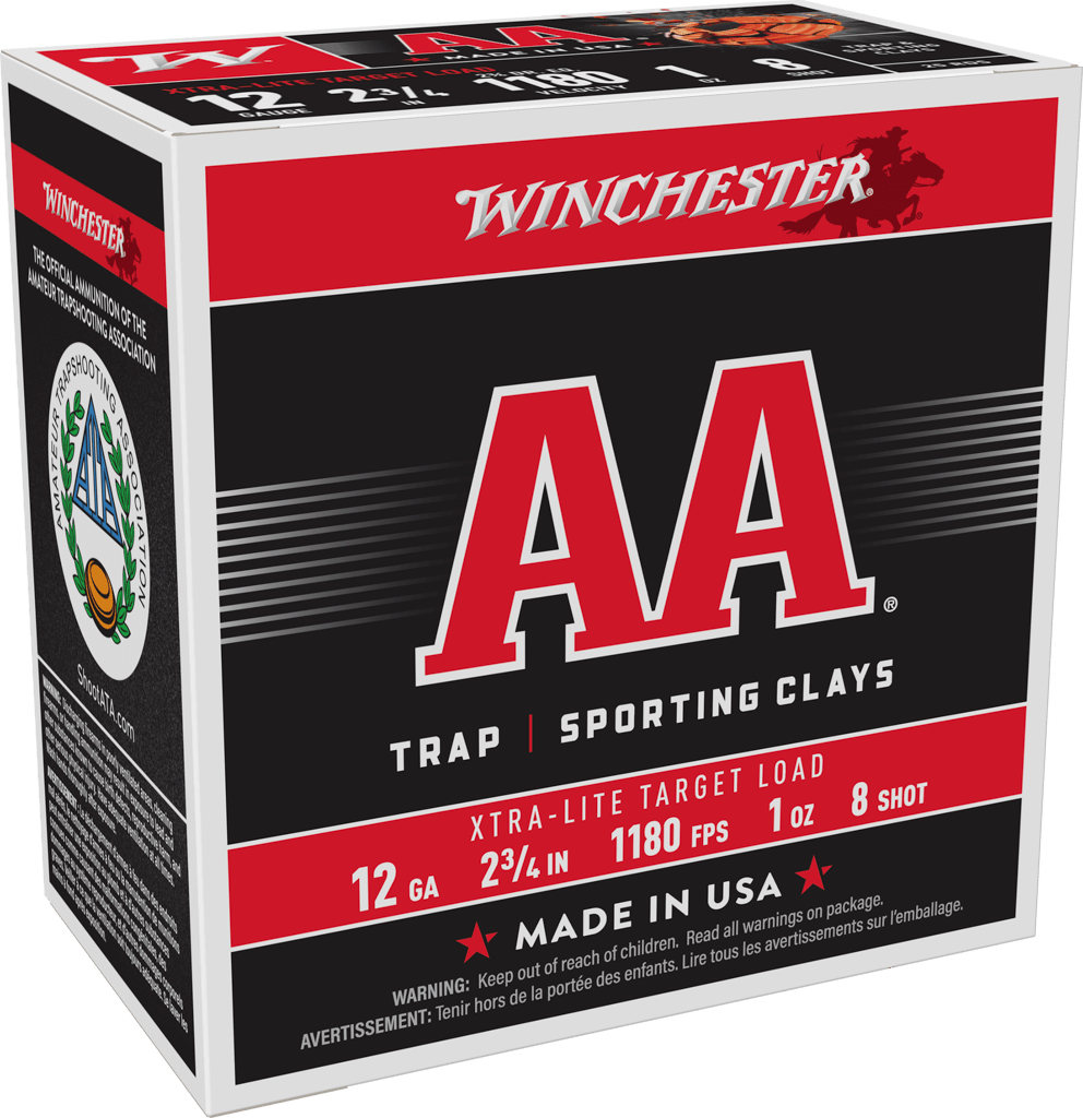 Winchester Ammo AAL128 AA Xtra-Lite 12Gauge 2.75" 1oz 8Shot 25 Per Box/10 Case