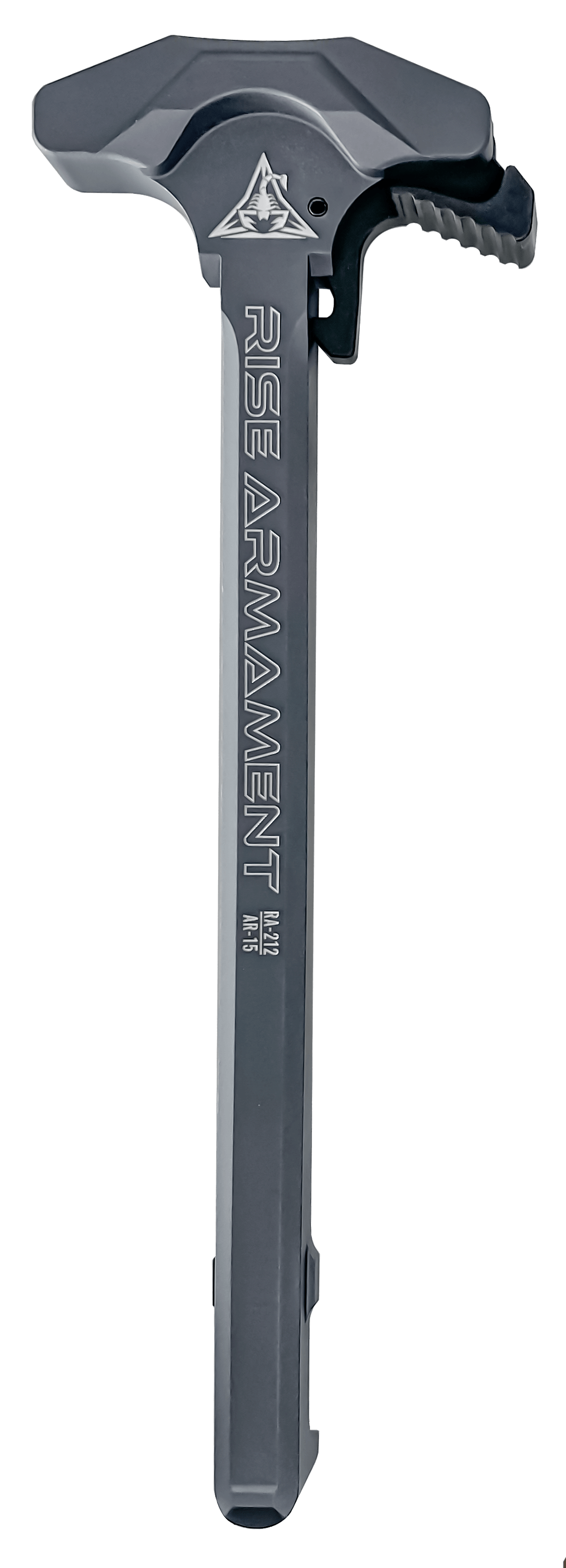Rise Armament RA212GRY Extended Charging Handle RA-212 Gray Aluminum for AR-15
