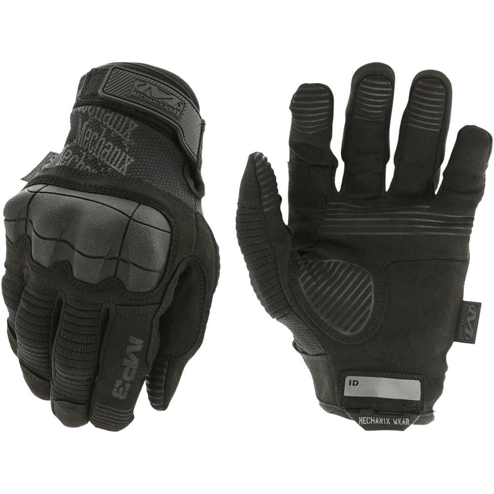 Mechanix Wear MP355012 M-Pact 3  Black Synthetic Leather 2XL Velcro Closure