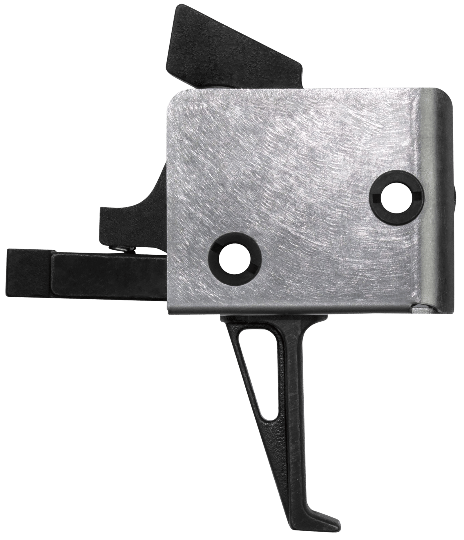 CMC Triggers 91503 Drop-In  Single-Stage Flat Trigger w/ 3-3.50 lbs Draw Weight & Black/Silver Finish