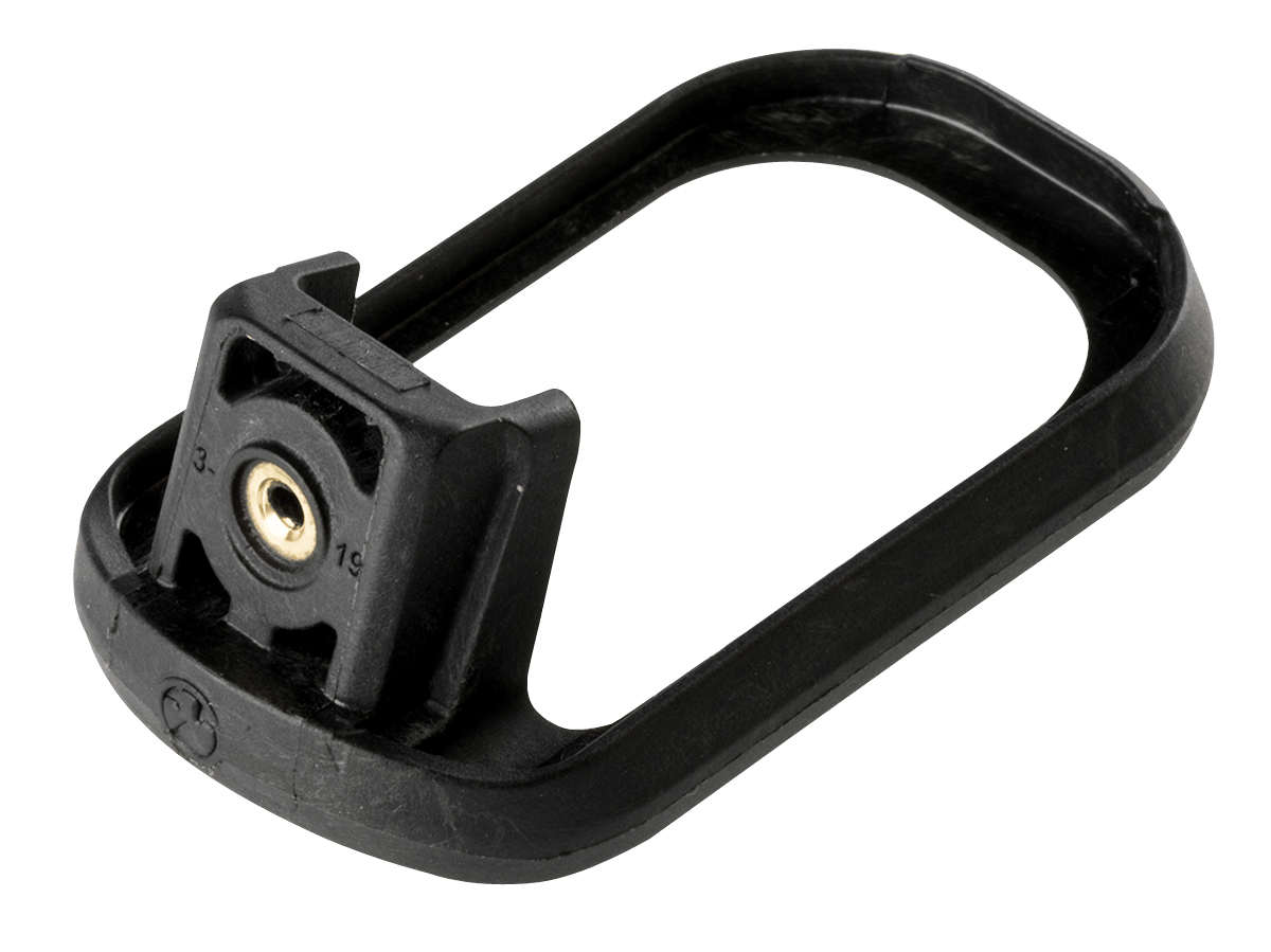 Magpul MAG940-BLK GL Enhanced Mag Well  Compatible w/Gen3 Glock 19/23/32/35/38 Black Polymer