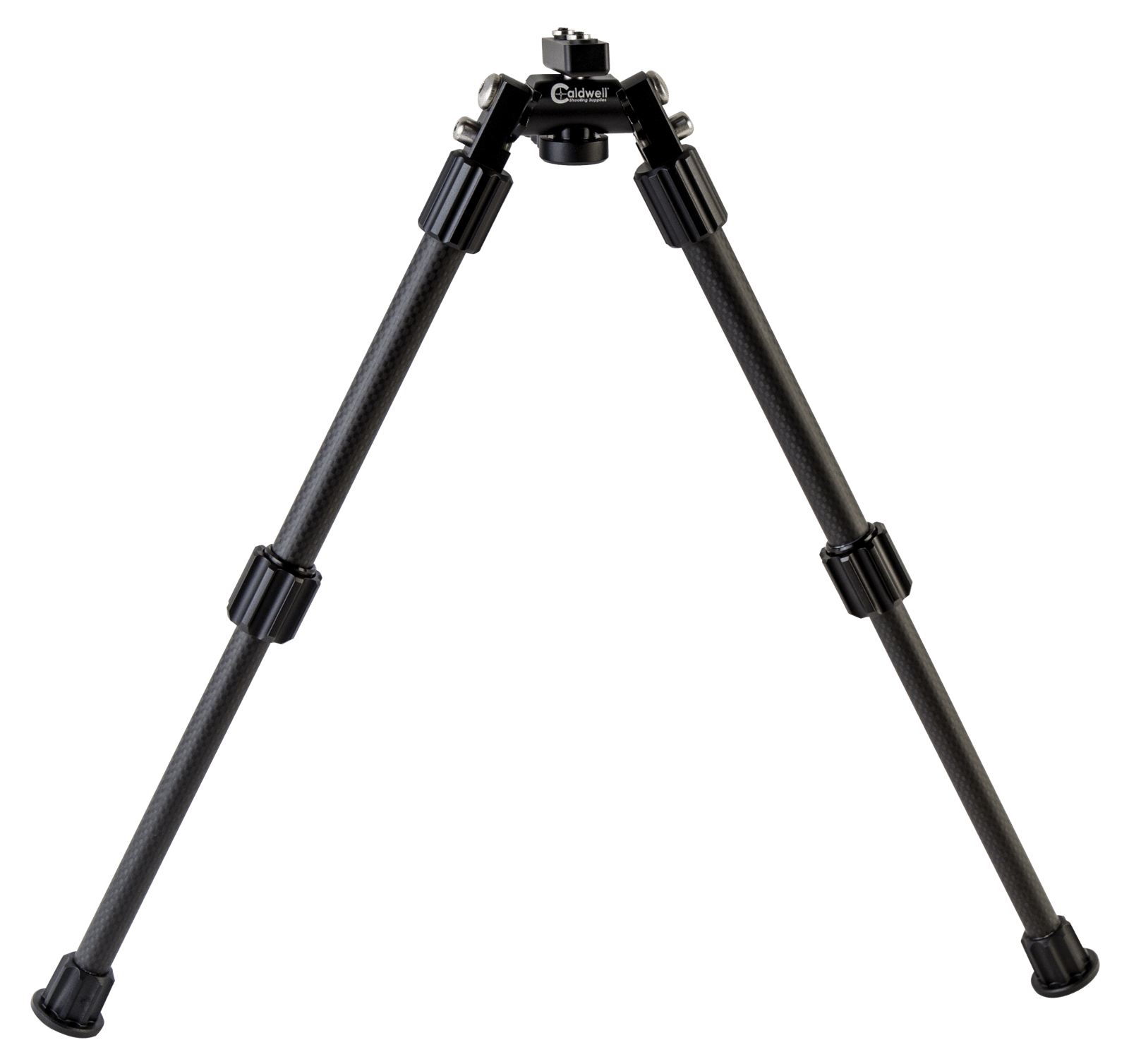 Caldwell 1082223 Accumax Premium M-Lok/Key Mod Bipod 9-13" Black Carbon Fiber