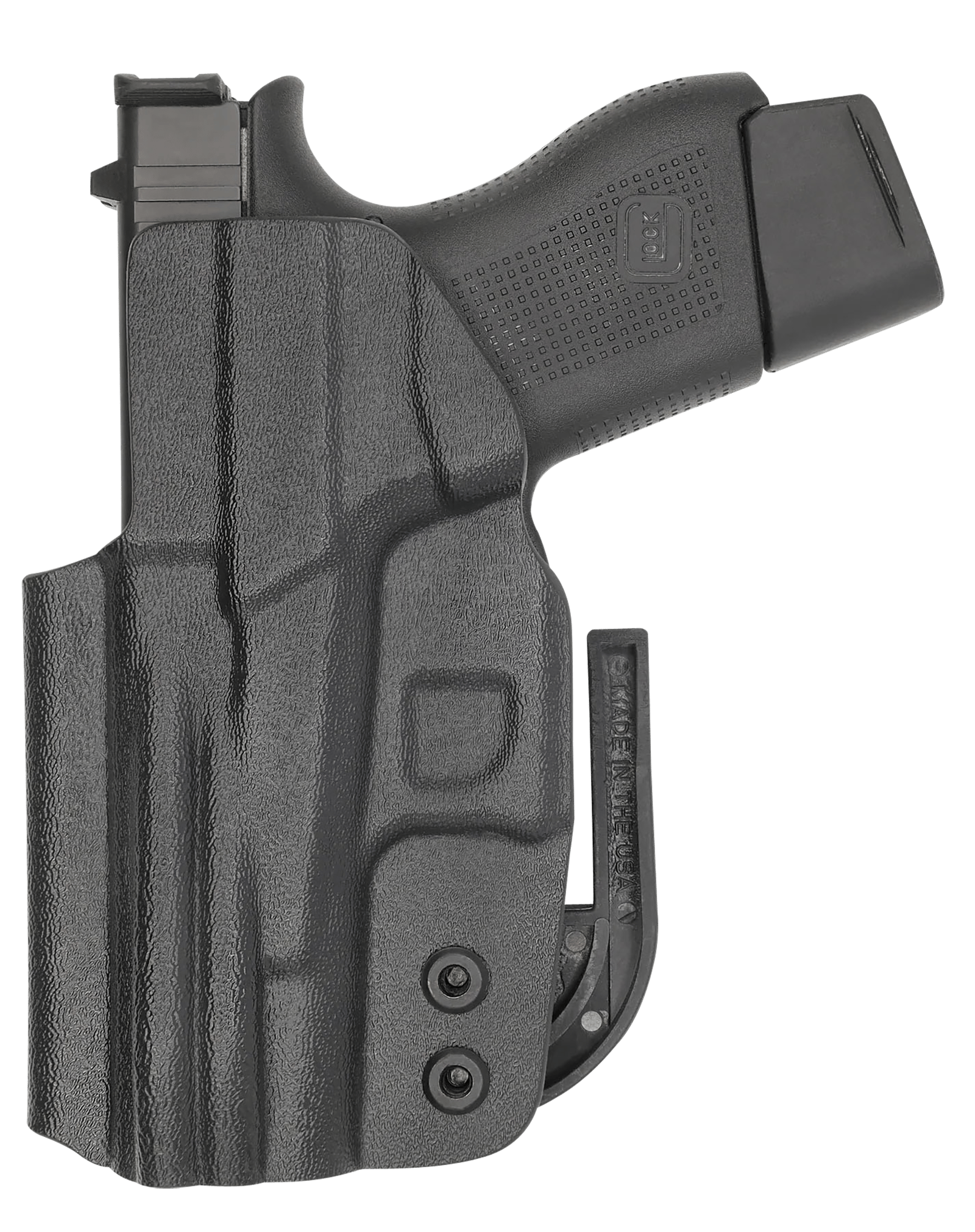 C&G Holsters 0026100 Covert  IWB Black Kydex Belt Clip Fits Glock 42