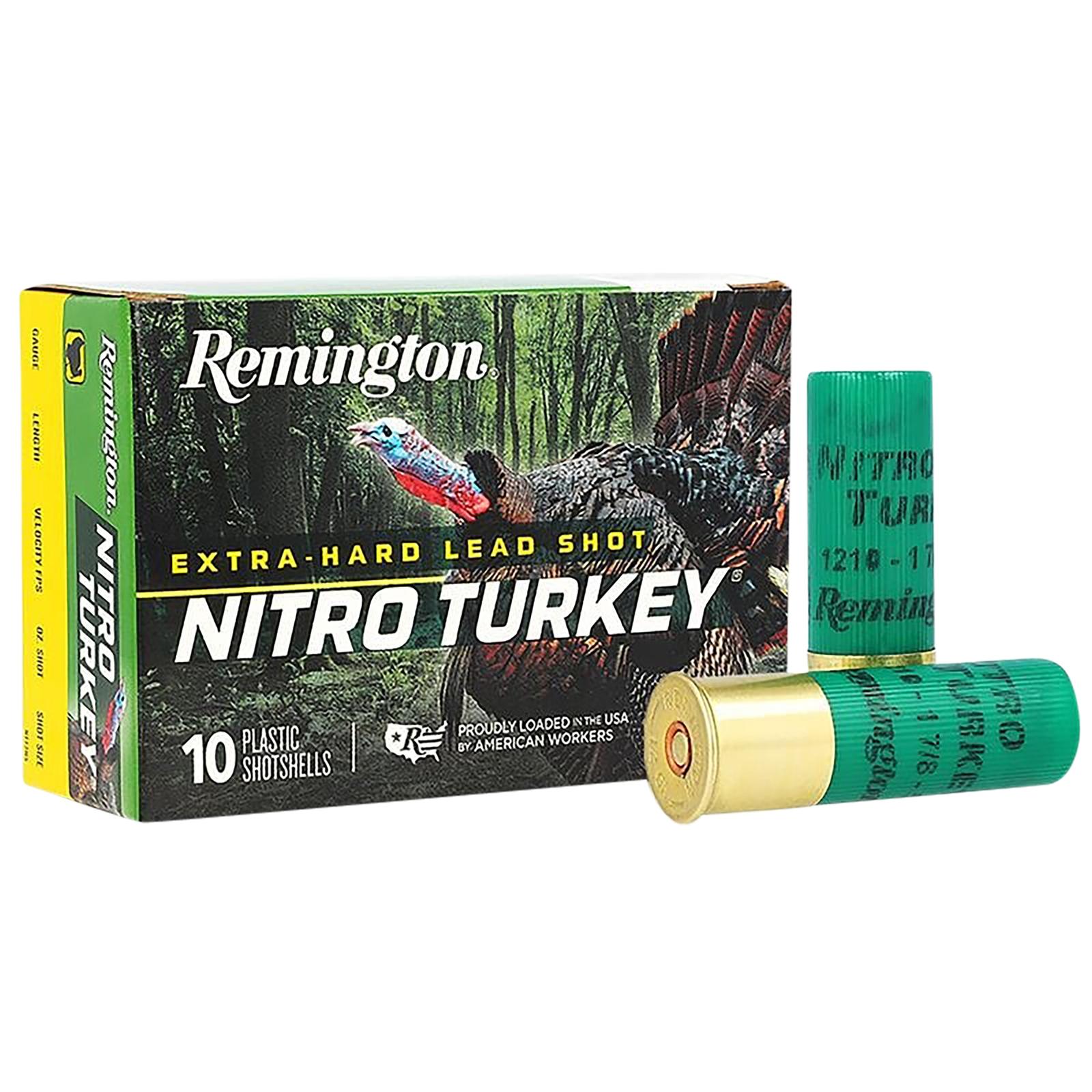 Remington Ammunition 26697 Nitro Turkey  12Gauge 3" 1 7/8oz 6Shot 10 Per Box/10 Case