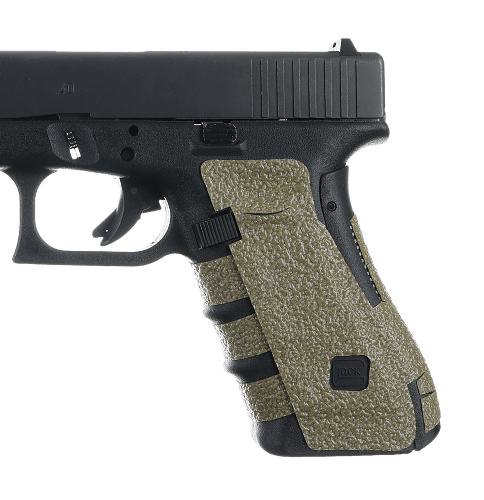 Talon Grips 103M Adhesive Grip  Compatible w/Glock Gen3 17/22/24/31/34/35/37, Moss Textured Rubber