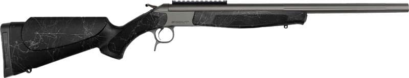 CVA SCOUT TD 350 LEGEND 20" W/RAIL TUNGSTEN/BLK WEB<