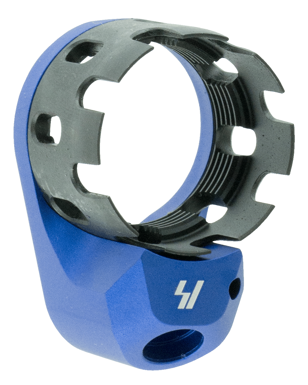 Strike ARECN&EEPBLU AR Castle Nut and Extended End Plate Steel
