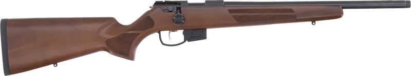 ANSCHUTZ 1761 HB 17HMR 18" TB BLUED/WALNUT CLASSIC 2-STG