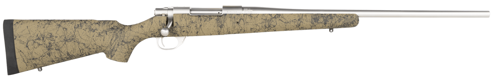 Howa HHS63113 M1500 HS Precision 308 Win 5+1 22", Stainless Steel Metal Finish & Green Black Webbed Fixed HS Precision Stock