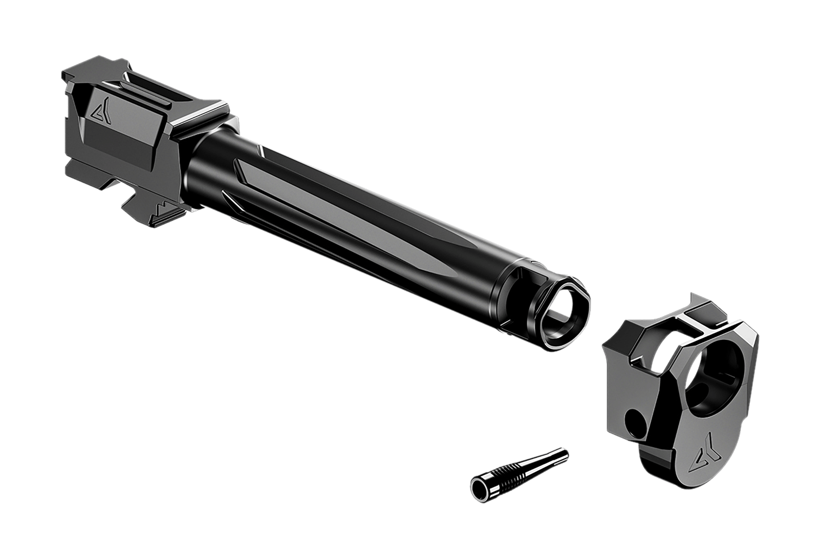 Radian Weapons R0884 Ramjet & Afterburner Combo Compatible w/ Glock 17 Gen4 Ported Black Stainless Steel