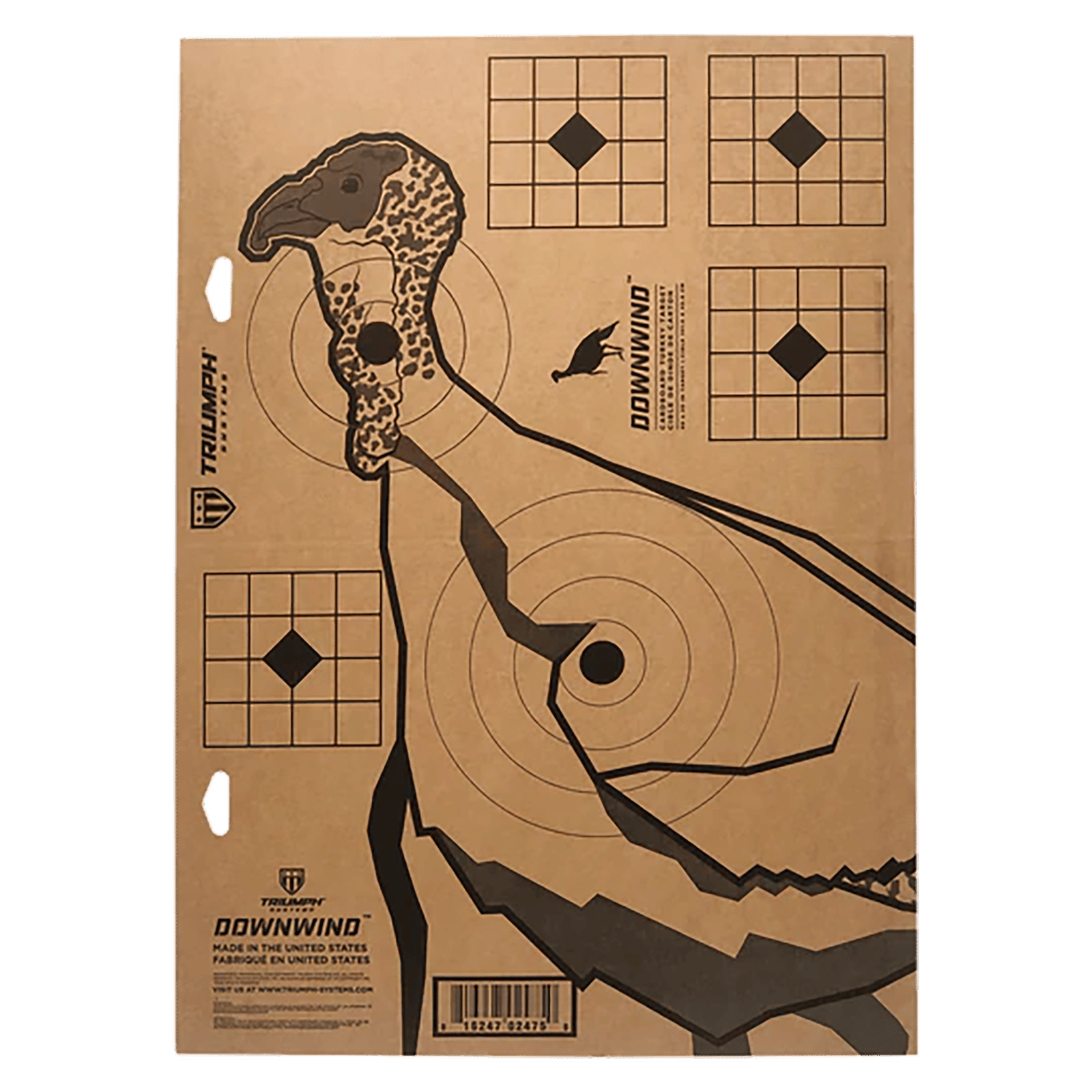 Triumph Systems 020021000  Downwind Turkey Standing Cardboard 24"W x 17"H