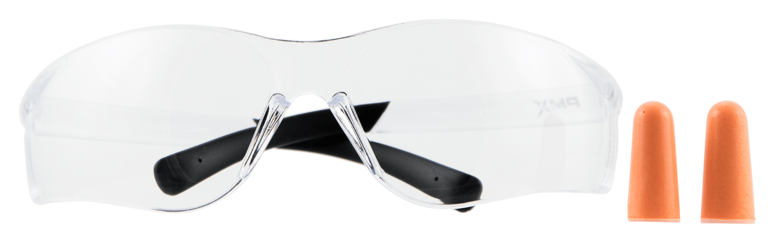 Pyramex PYS2510SDP Zteck Combo Adult Clear Lens Polycarbonate Clear Frame