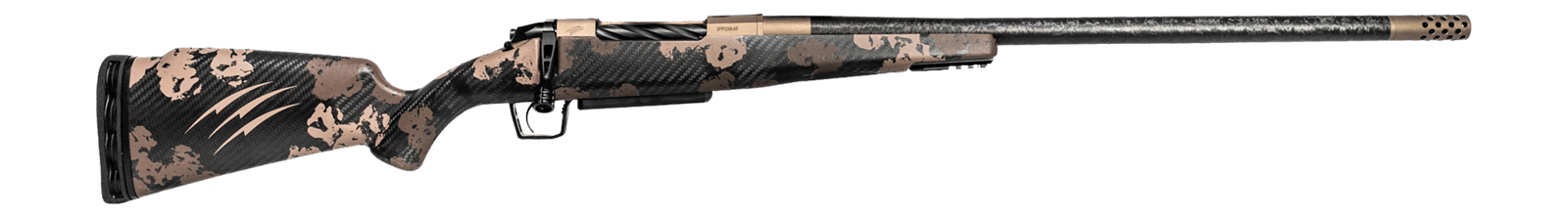 Fierce Firearms ROGSCX7PRC22BRS Carbon Rogue XP 7mm PRC 3+1 22" Carbon Fiber Match Grade Threaded Barrel, Smoked Bronze Cerakote Steel Drilled & Tapped Receiver, BiPod Rail Forend, Sonora Ambush Camo