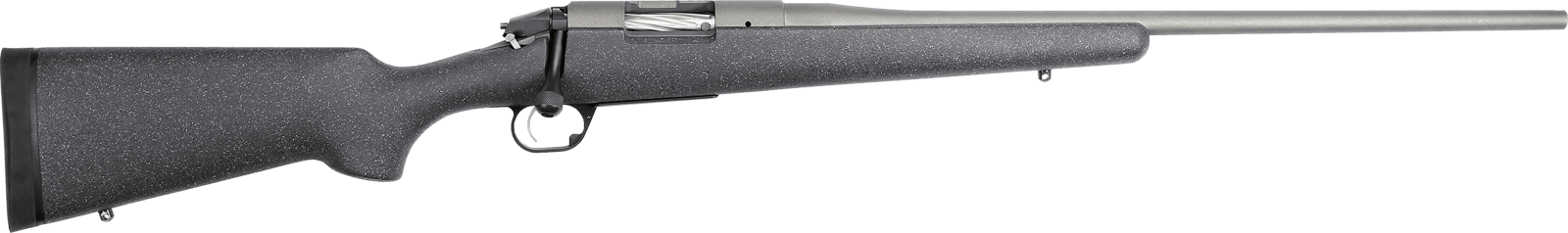 Bergara Rifles BPR2865PRC Premier Mountain 6.5 PRC 2+1 24" Tactical Gray Cerakote Barrel, Tactical Gray Cerakote Stainless Steel Receiver, Gray Speckled Black Stock, Right Hand