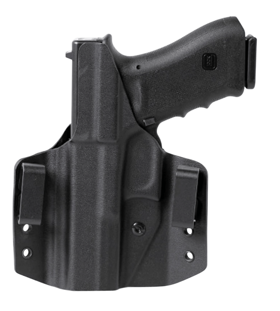 Uncle Mike's 54CCW67BGL CCW Holster OWB Black Boltaron Belt Slide Compatible w/Glock 42 Left Hand