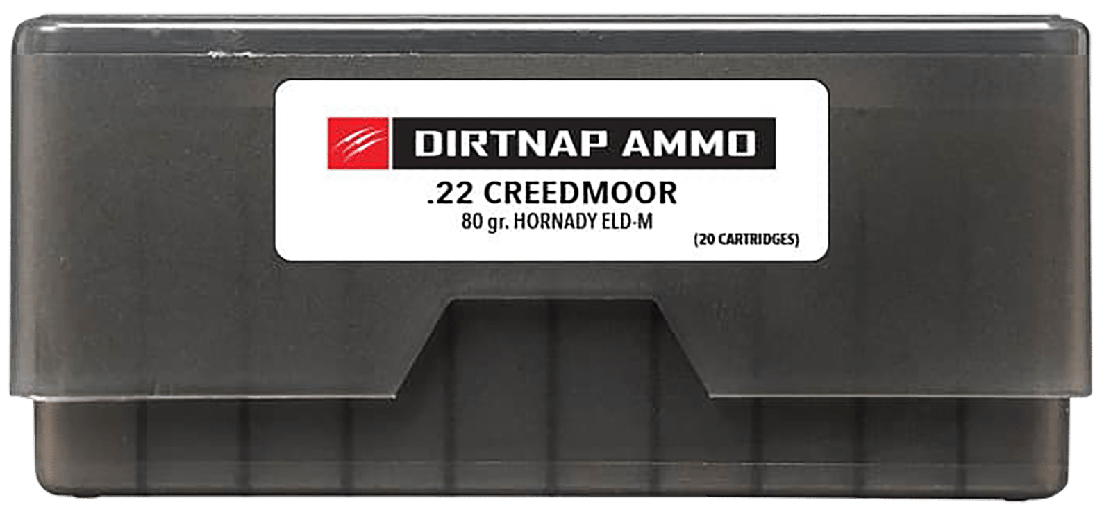 Fierce Firearms DNP22CM80GRELDM Dirtnap  22Creedmoor 80gr Extremely Low Drag-Match 20 Per Box/10 Case