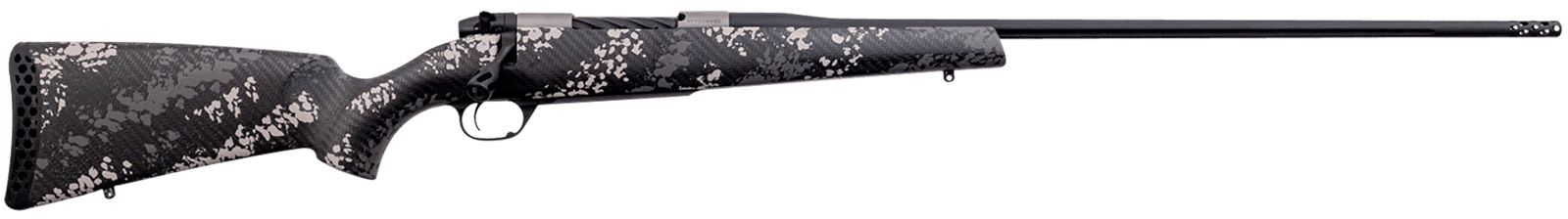 Weatherby MBT20N653WR8B Mark V Backcountry 2.0 Ti 6.5-300 Wthby Mag 3+1 26" Barrel, Graphite Black Cerakote Metal Finish, Black with Gray/White Sponge Accents Peak 44 Blacktooth Stock