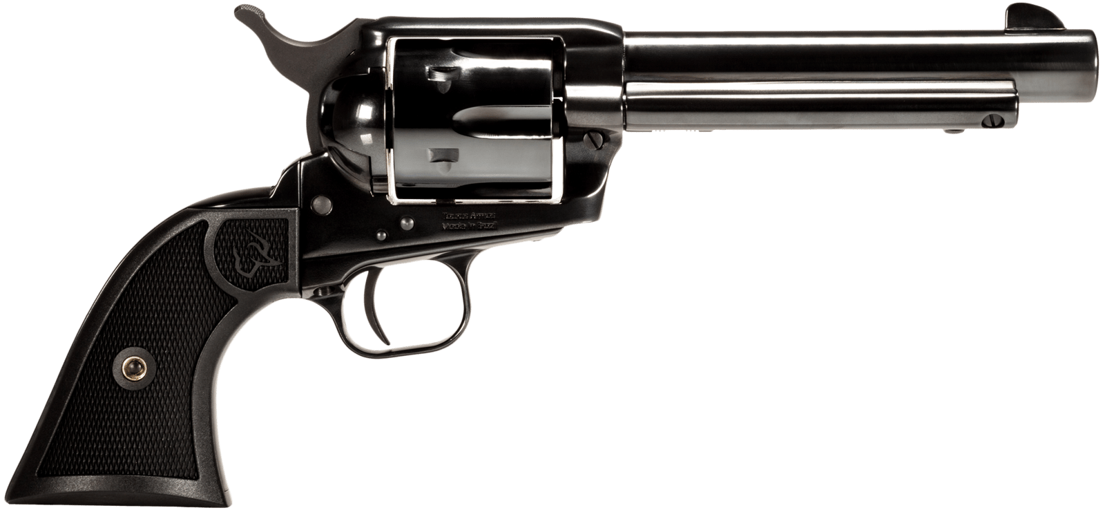 Taurus 2-D35751 Deputy  Medium Frame 357 Mag 6rd 5.50" Polished Black Steel Barrel, Cylinder & Steel Frame, Black Polymer Grip, Transfer Bar Safety