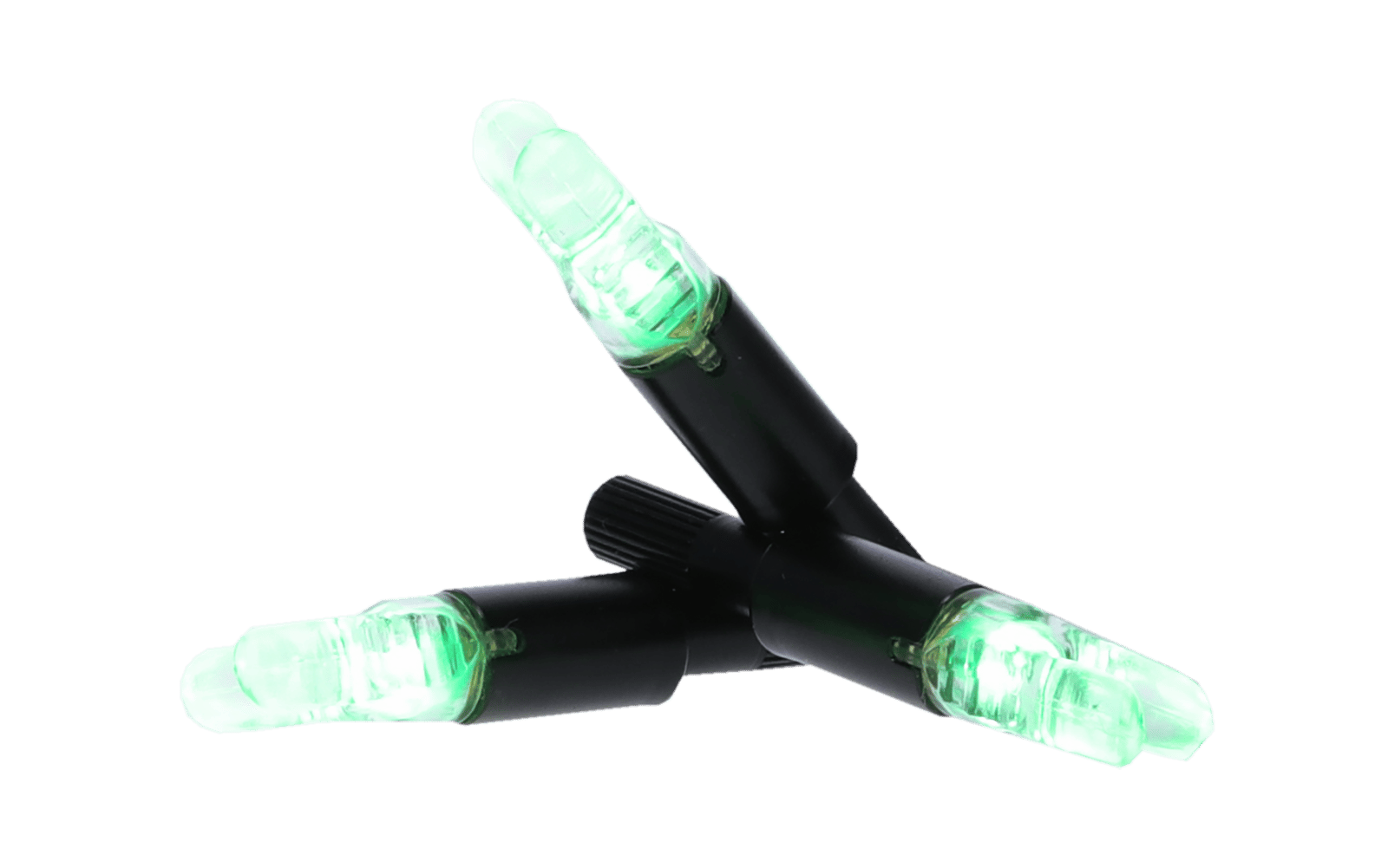 NAP NAPILLNXGR3PK Thunderglo Illuminated Nock Crossbow Green Half Moon/ 3 Pack