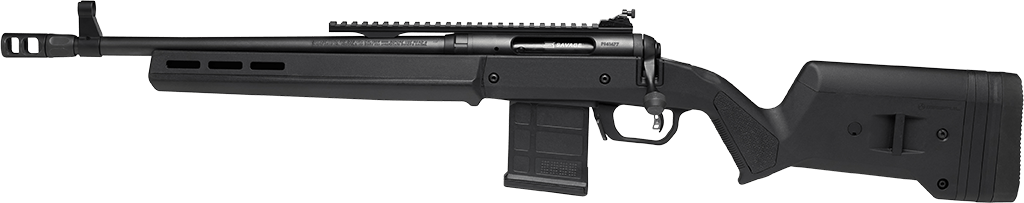 Savage Arms 58183 110 Scout Full Size 6mm ARC 10+1  16.50" Matte Black Threaded Barrel, Picatinny Rail Carbon Steel Receiver, Black Magpul Hunter Synthetic Stock Left Hand