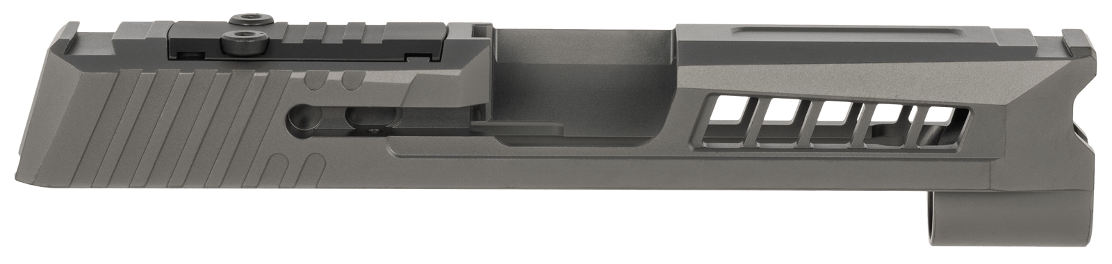 True Precision Inc TPP365XLSBCRMS Axiom Optic Cut Slide Fits Sig P365 XL Black DLC Anodized 416R Stainless Steel