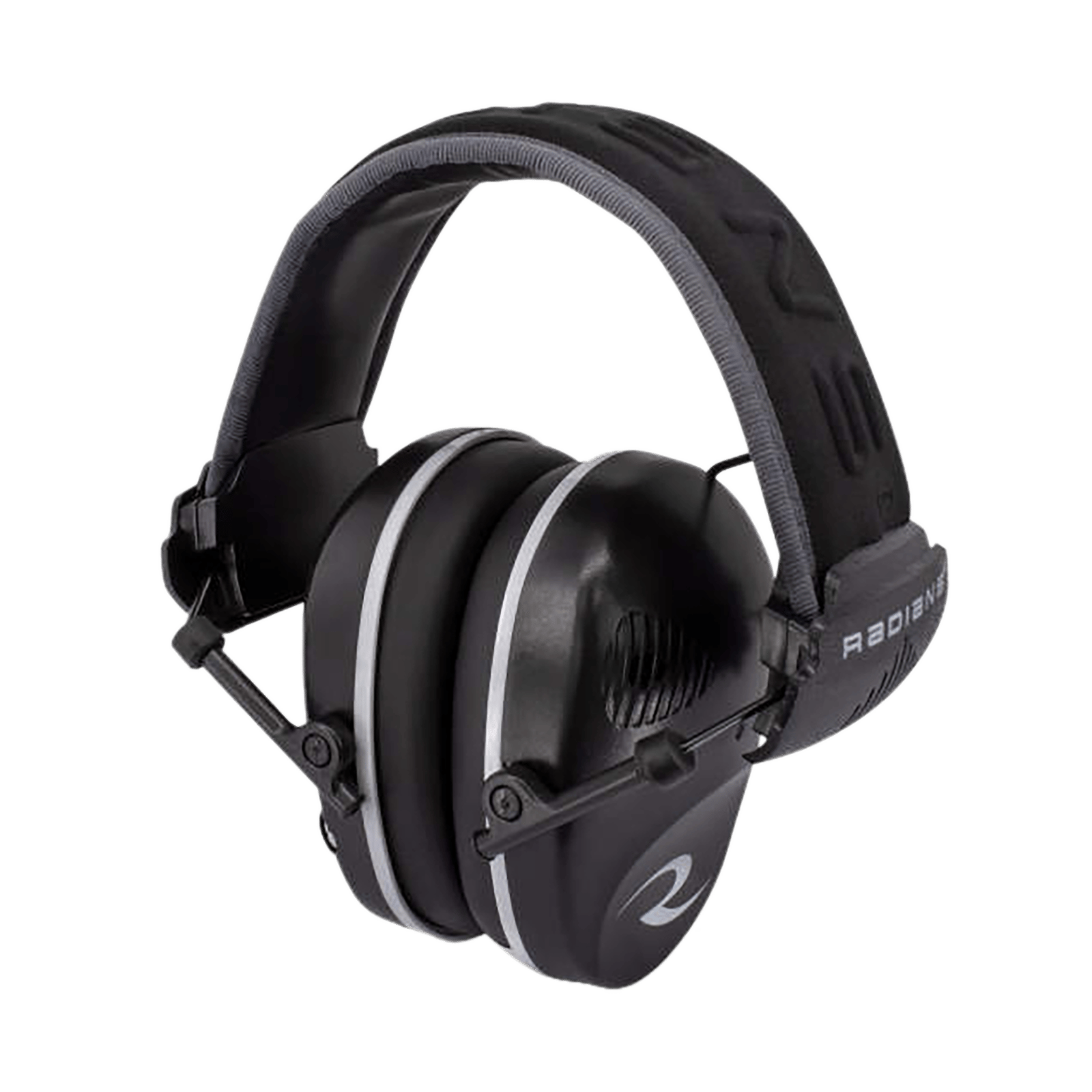 Radians R3200ECS R-3200 Dual Mic Electronic Muff 23 dB Over the Head Black/Gray Adult 1 Pair