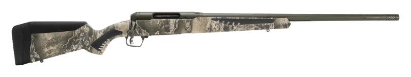 Savage Arms 57743 110 Timberline 6.5 PRC 3+1 24", OD Green Cerakote, Realtree Excape Fixed AccuStock with AccuFit