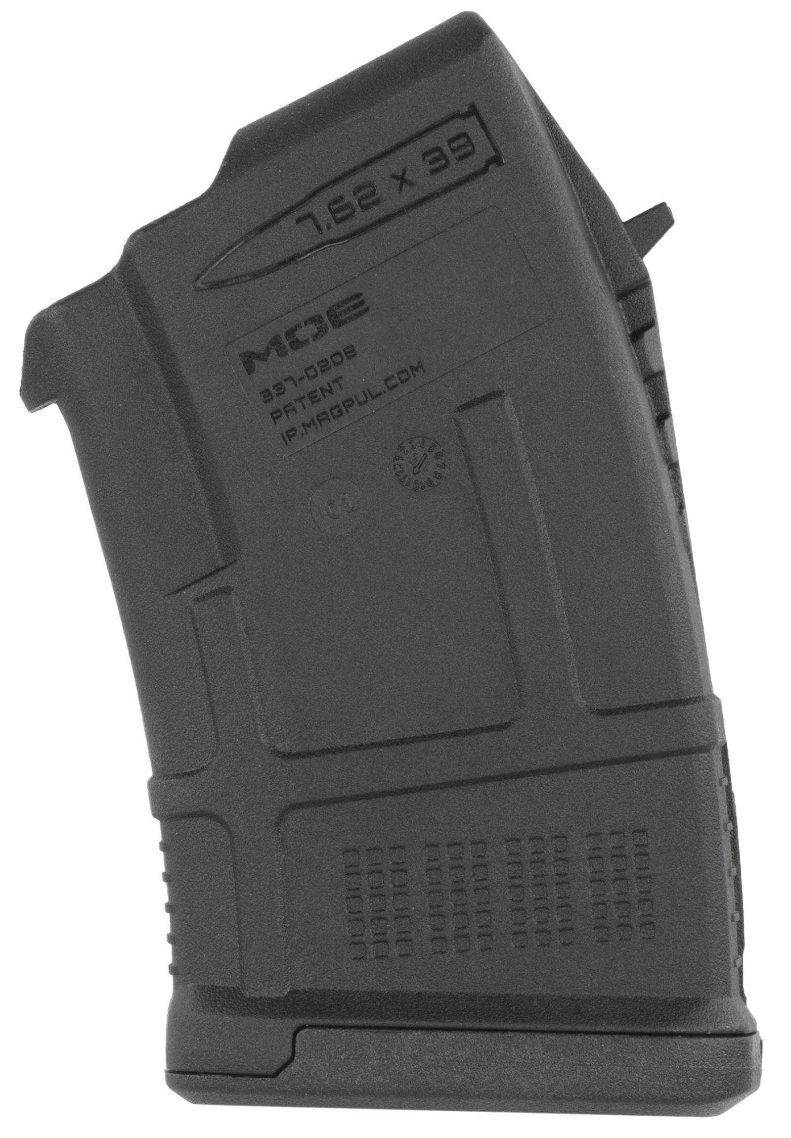 Magpul MAG657BLK PMAG MOE 10rd 7.62x39mm For AK-Platform/AKM Black Polymer